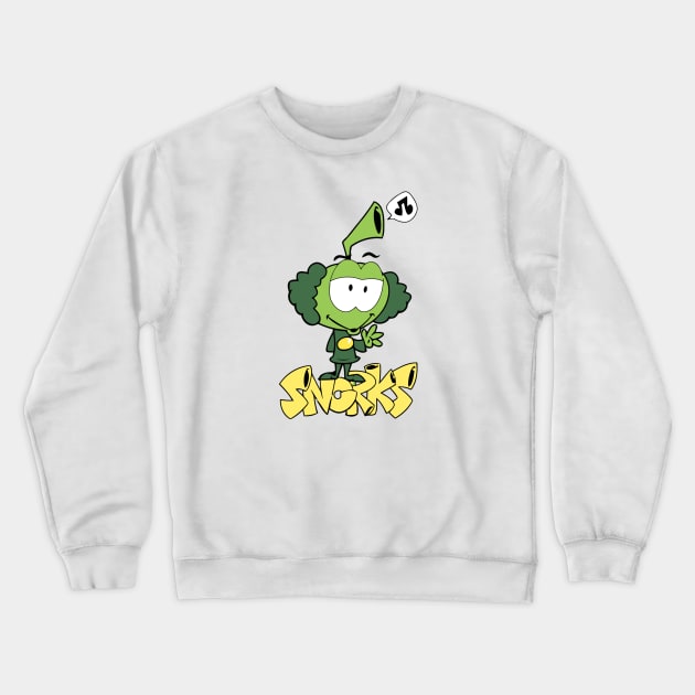 the Snorks Tooter Shelby Crewneck Sweatshirt by sepedakaca